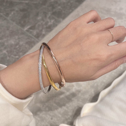 [ElanLuxe Jewelry]TRINITY 2.8MM SMALL BRACELET