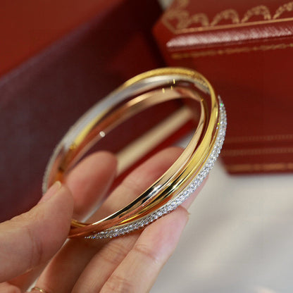 [ElanLuxe Jewelry]TRINITY 2.8MM SMALL BRACELET