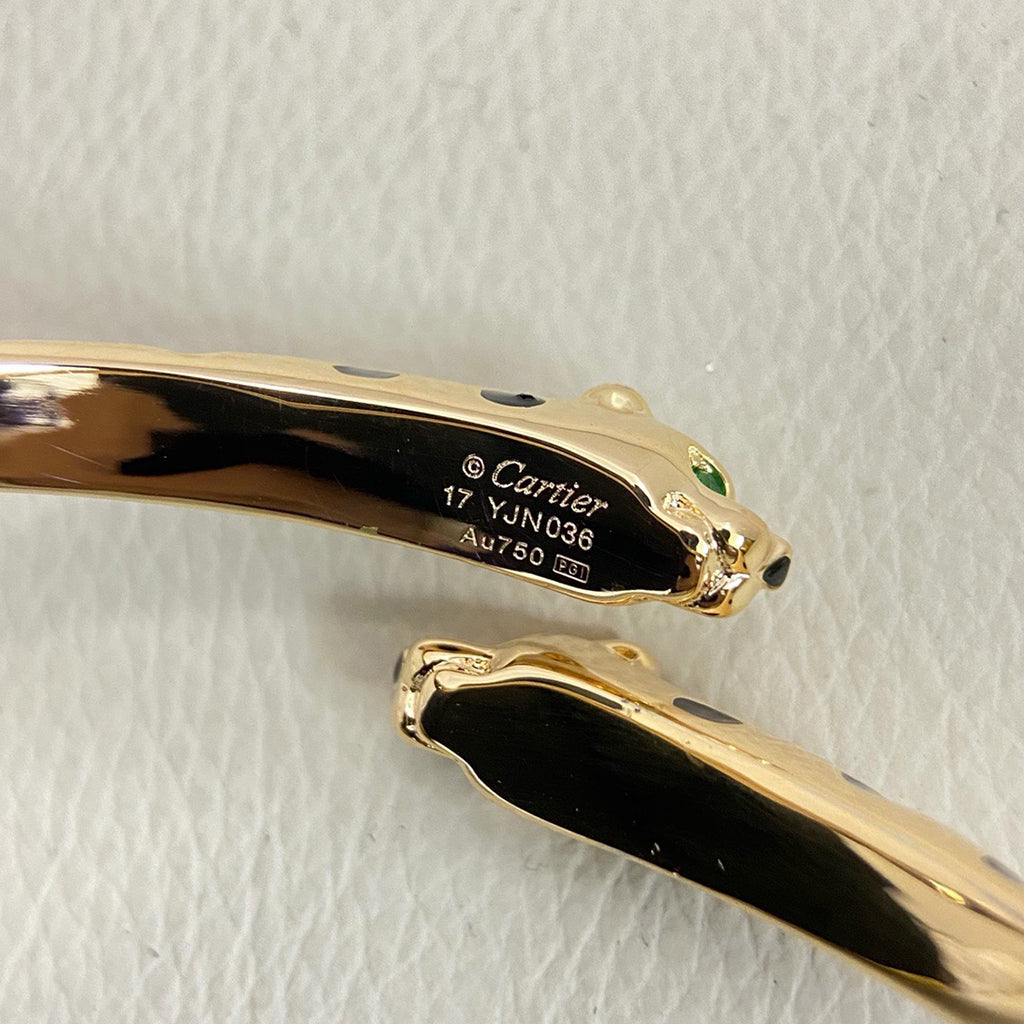 [ElanLuxe Jewelry]PANTHERE DOUBLE HEADED OPEN BRACELET