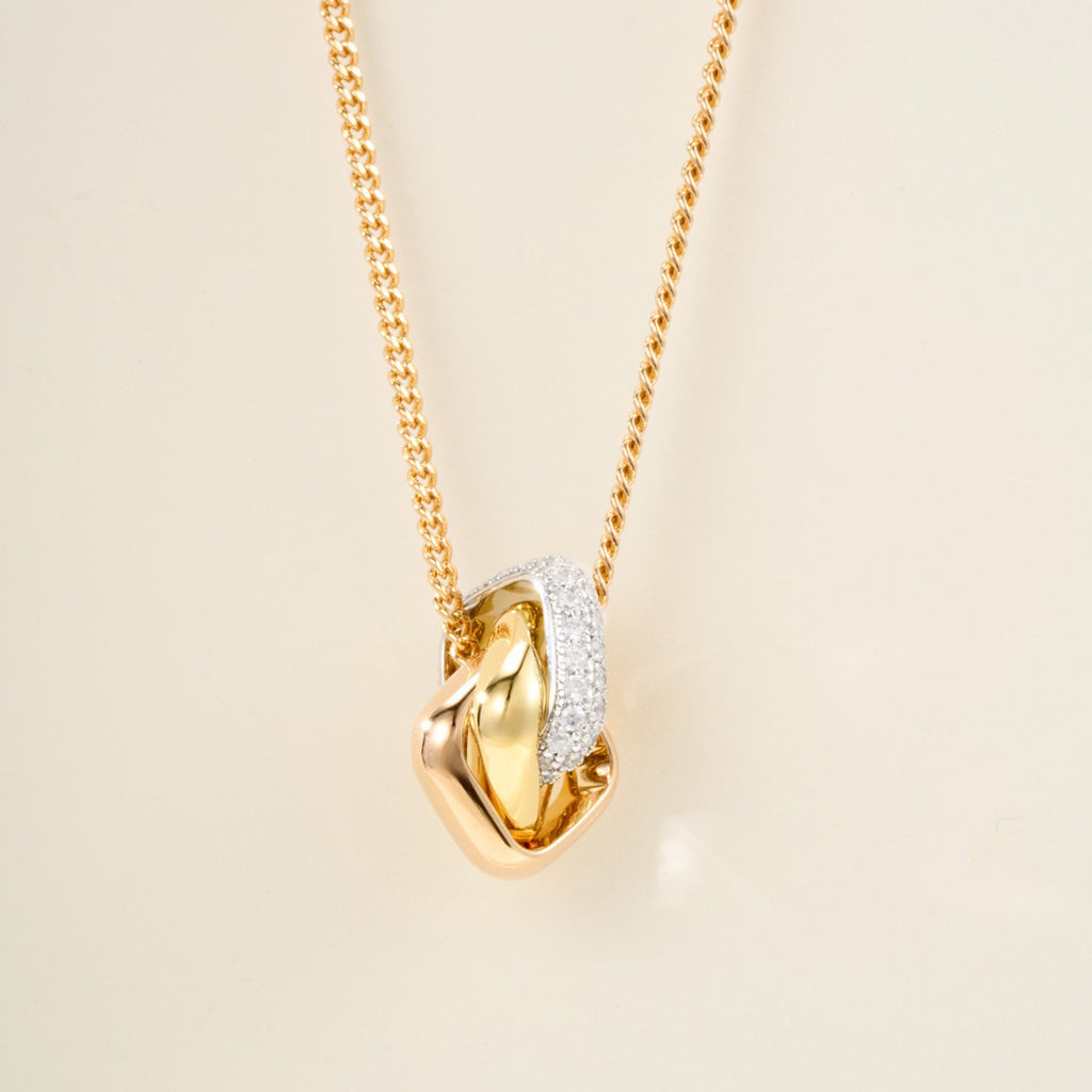 [ElanLuxe Jewelry]TRINITY CUSHION NECKLACE COLLECTION