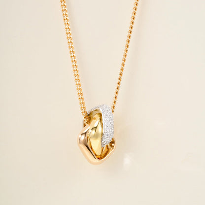 [ElanLuxe Jewelry]TRINITY CUSHION NECKLACE COLLECTION