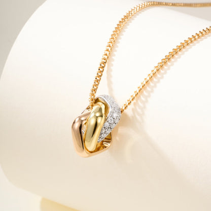 [ElanLuxe Jewelry]TRINITY CUSHION NECKLACE COLLECTION