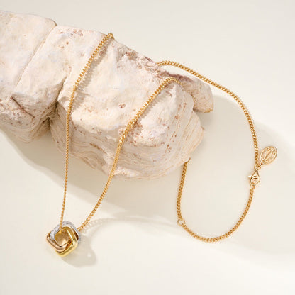 [ElanLuxe Jewelry]TRINITY CUSHION NECKLACE COLLECTION