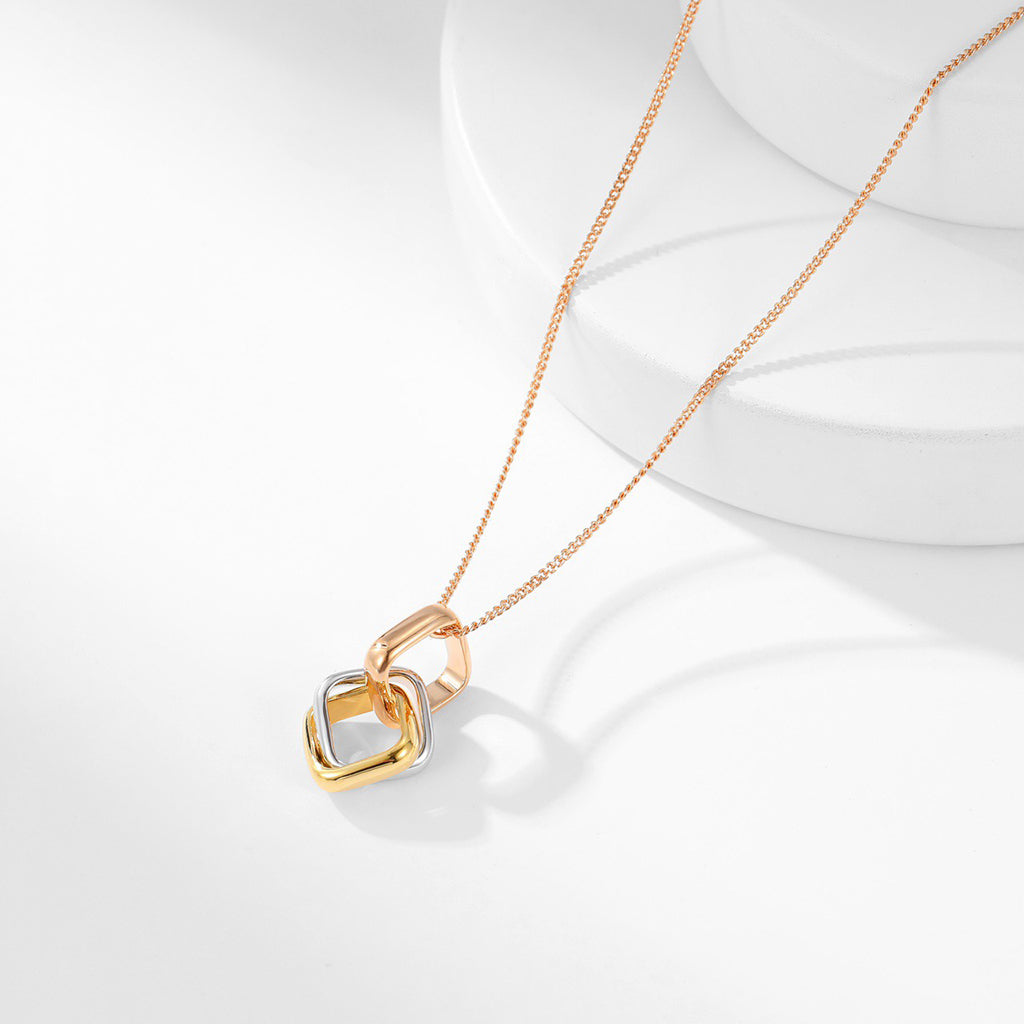[ElanLuxe Jewelry]TRINITY CUSHION NECKLACE COLLECTION