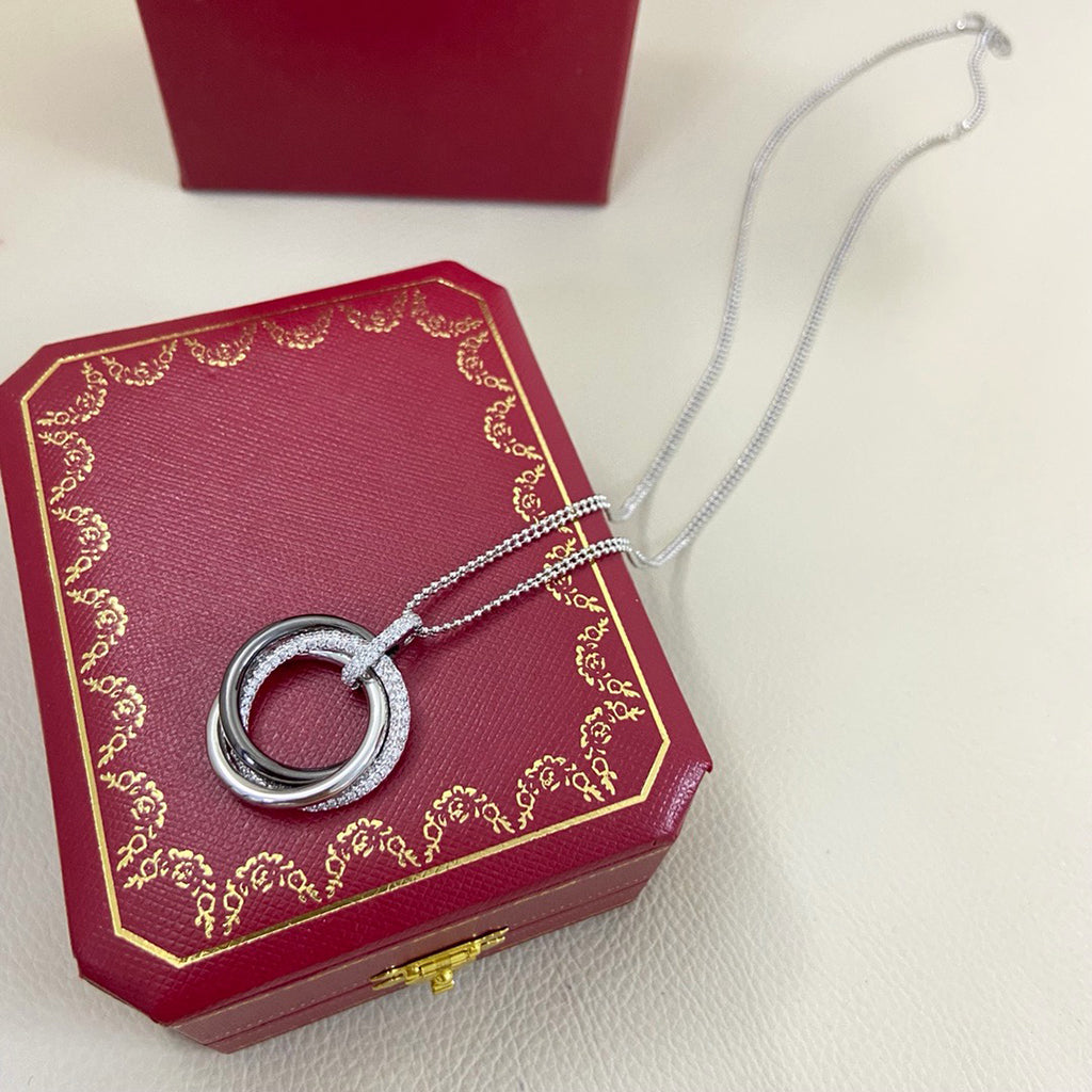[ElanLuxe Jewelry]TRINITY CERAMIC NECKLACE