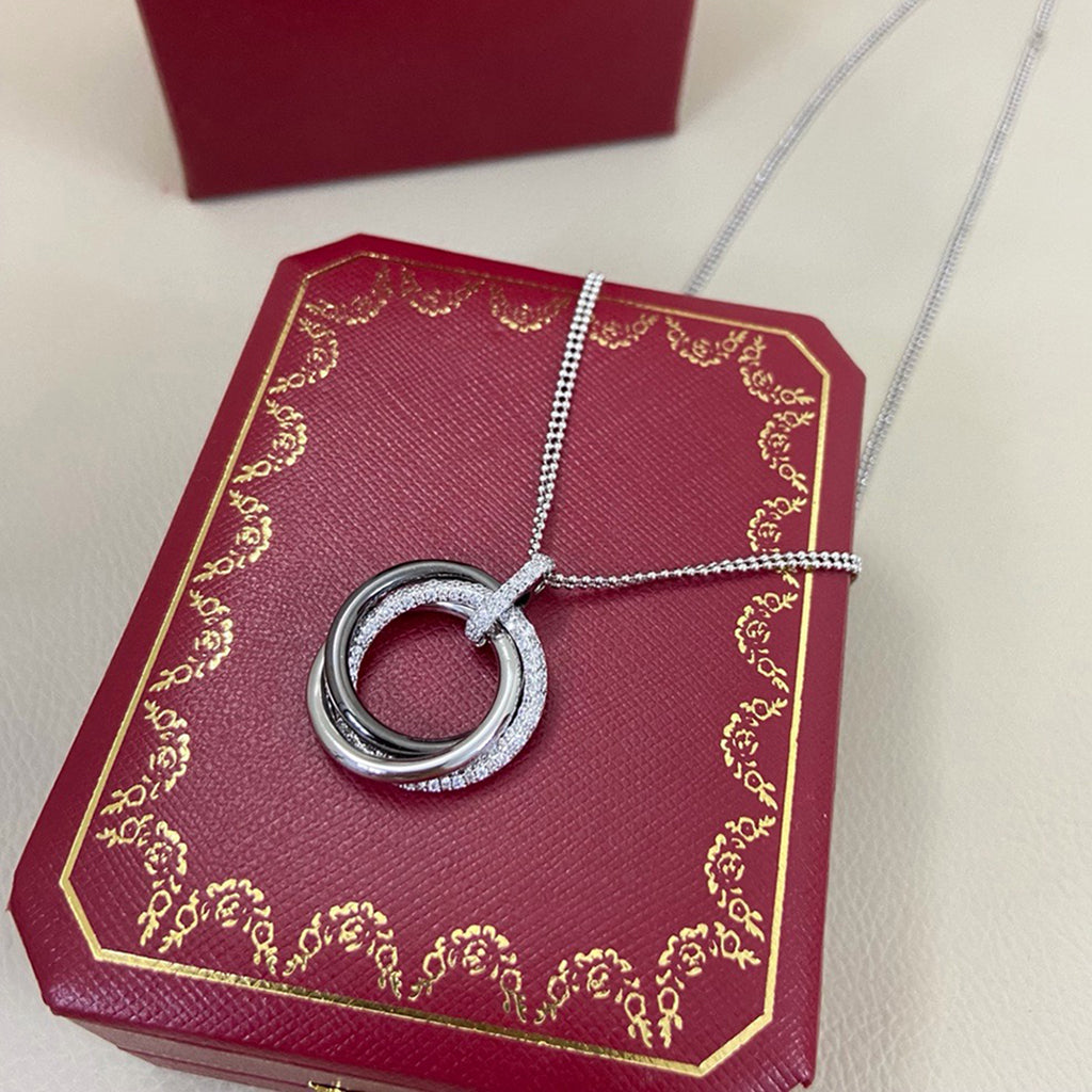 [ElanLuxe Jewelry]TRINITY CERAMIC NECKLACE