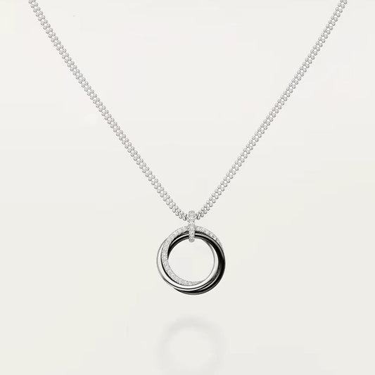 [ElanLuxe Jewelry]TRINITY CERAMIC NECKLACE