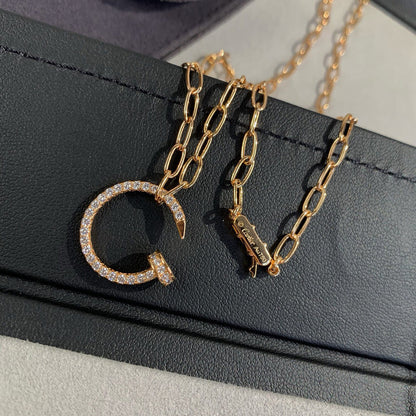 [ElanLuxe Jewelry]JUSTE NECKLACE FULL DIAMONDS