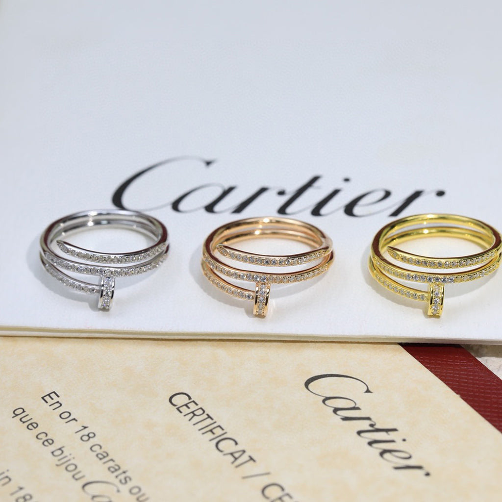 [ElanLuxe Jewelry]JUSTE RING 4.8MM FULL DIAMOND