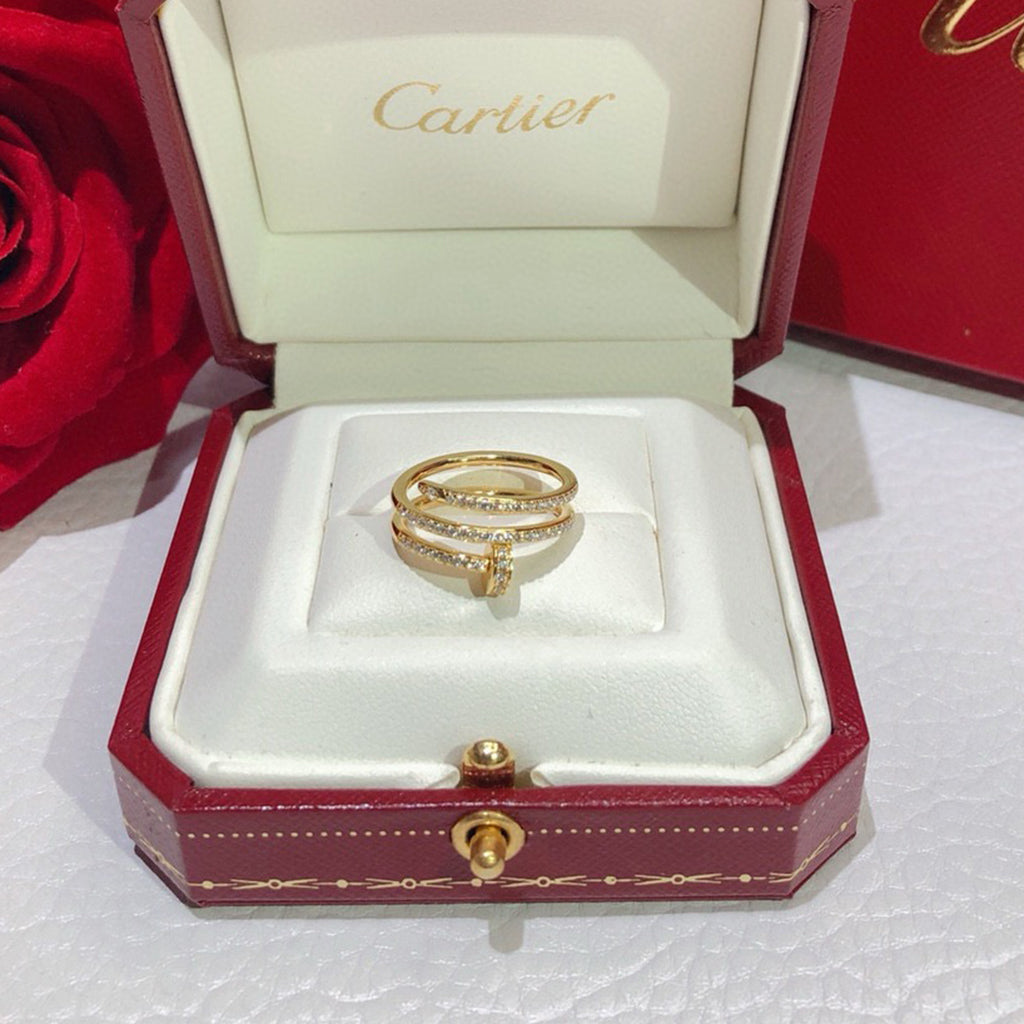 [ElanLuxe Jewelry]JUSTE RING 4.8MM FULL DIAMOND