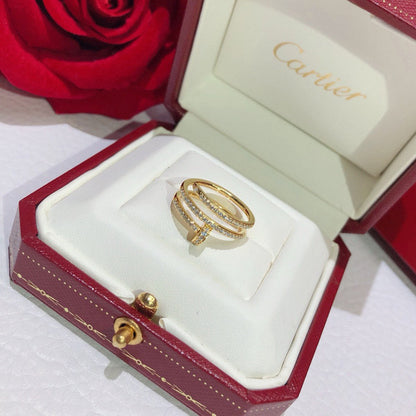 [ElanLuxe Jewelry]JUSTE RING 4.8MM FULL DIAMOND