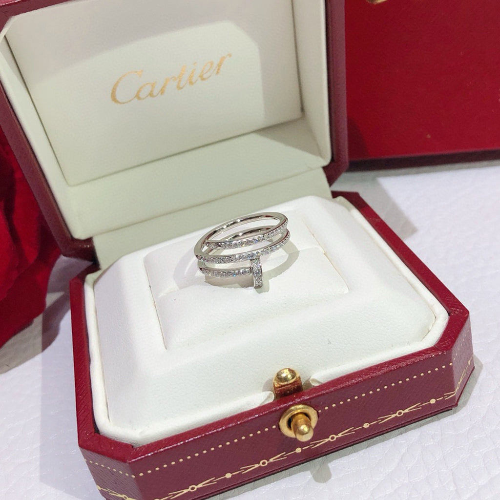 [ElanLuxe Jewelry]JUSTE RING 4.8MM FULL DIAMOND