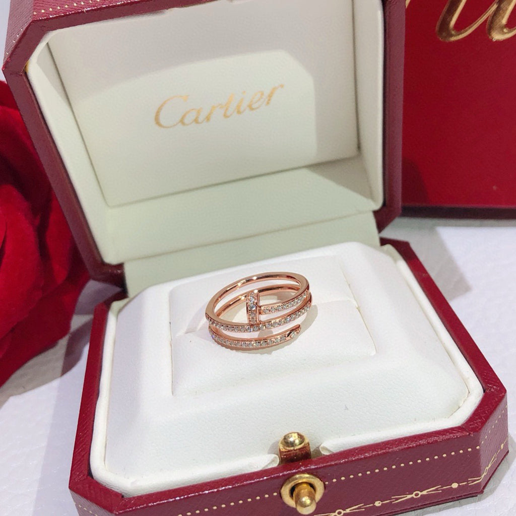 [ElanLuxe Jewelry]JUSTE RING 4.8MM FULL DIAMOND