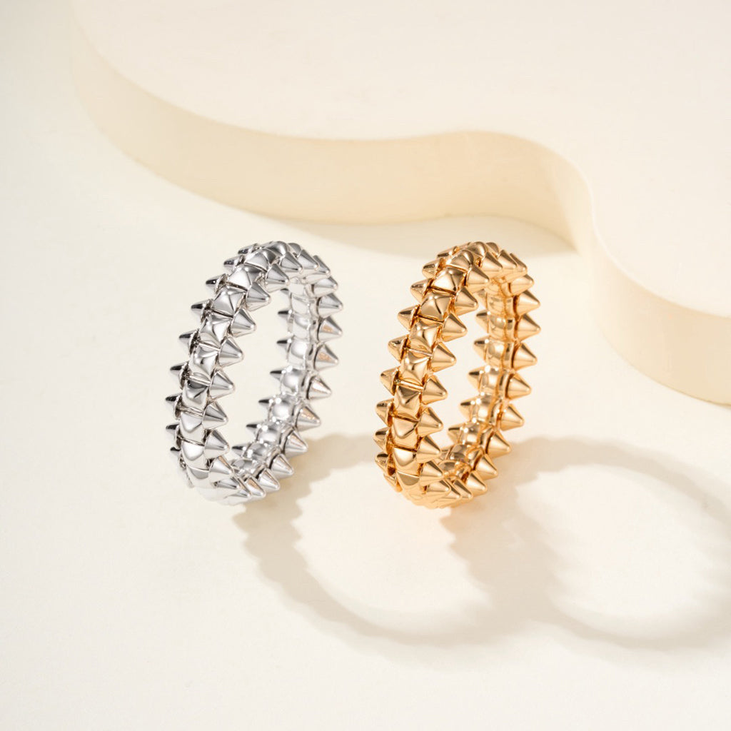[ElanLuxe Jewelry]CLASH 6.4MM SMALL RING