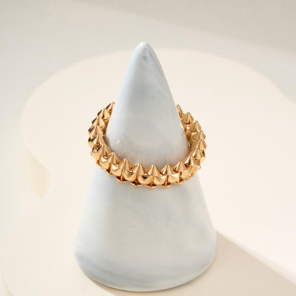 [ElanLuxe Jewelry]CLASH 6.4MM SMALL RING