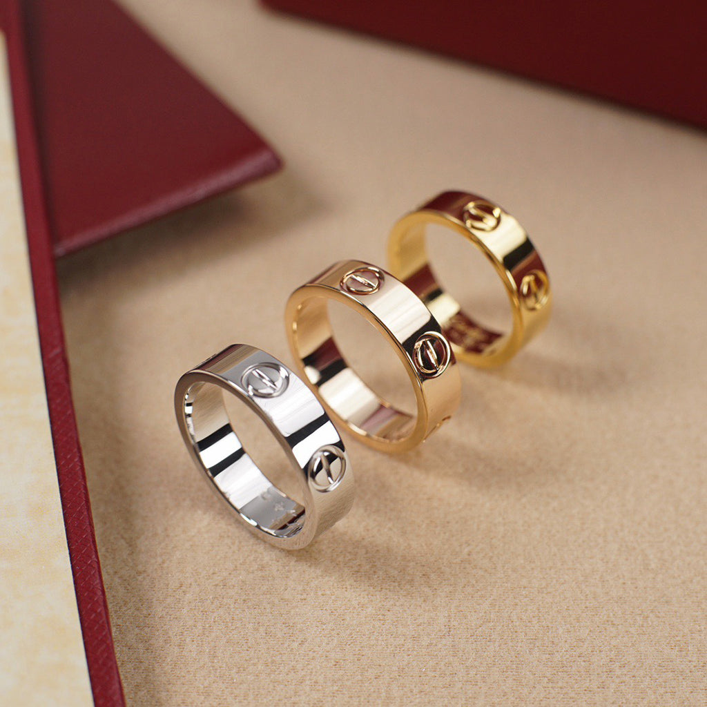 [ElanLuxe Jewelry]LOVE RING 5.5MM NO DIAMOND