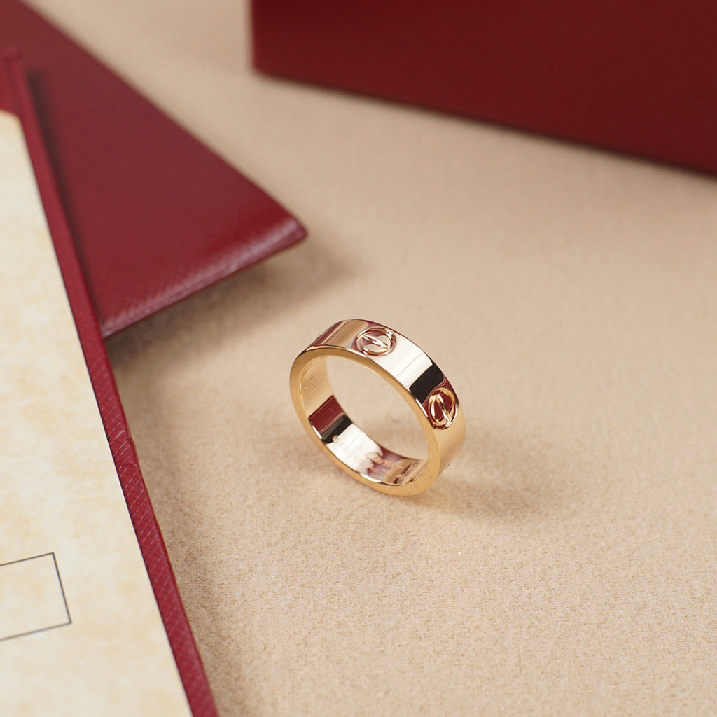 [ElanLuxe Jewelry]LOVE RING 5.5MM NO DIAMOND
