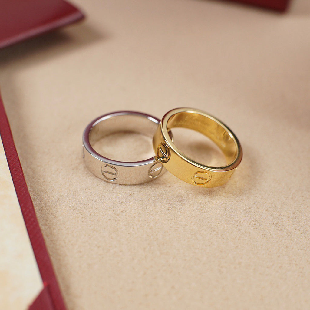 [ElanLuxe Jewelry]LOVE RING 5.5MM NO DIAMOND