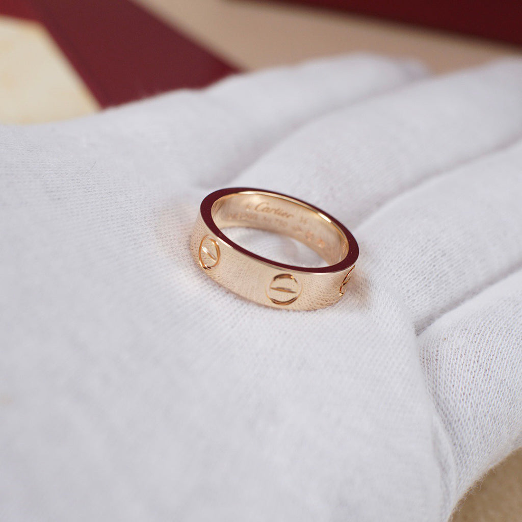 [ElanLuxe Jewelry]LOVE RING 5.5MM NO DIAMOND