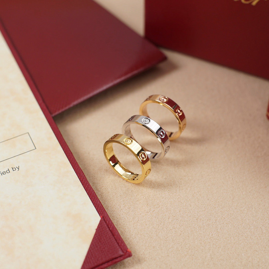 [ElanLuxe Jewelry]LOVE RING 3.6 MM NO DIAMOND