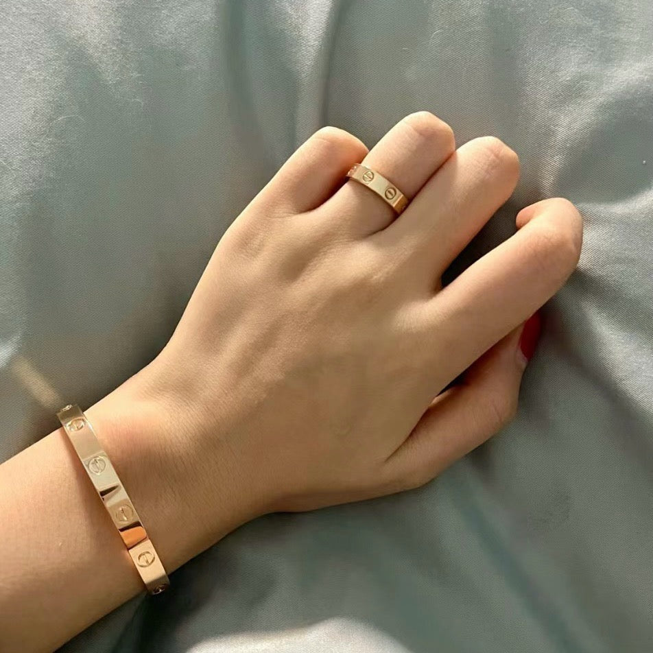 [ElanLuxe Jewelry]LOVE RING 3.6 MM NO DIAMOND