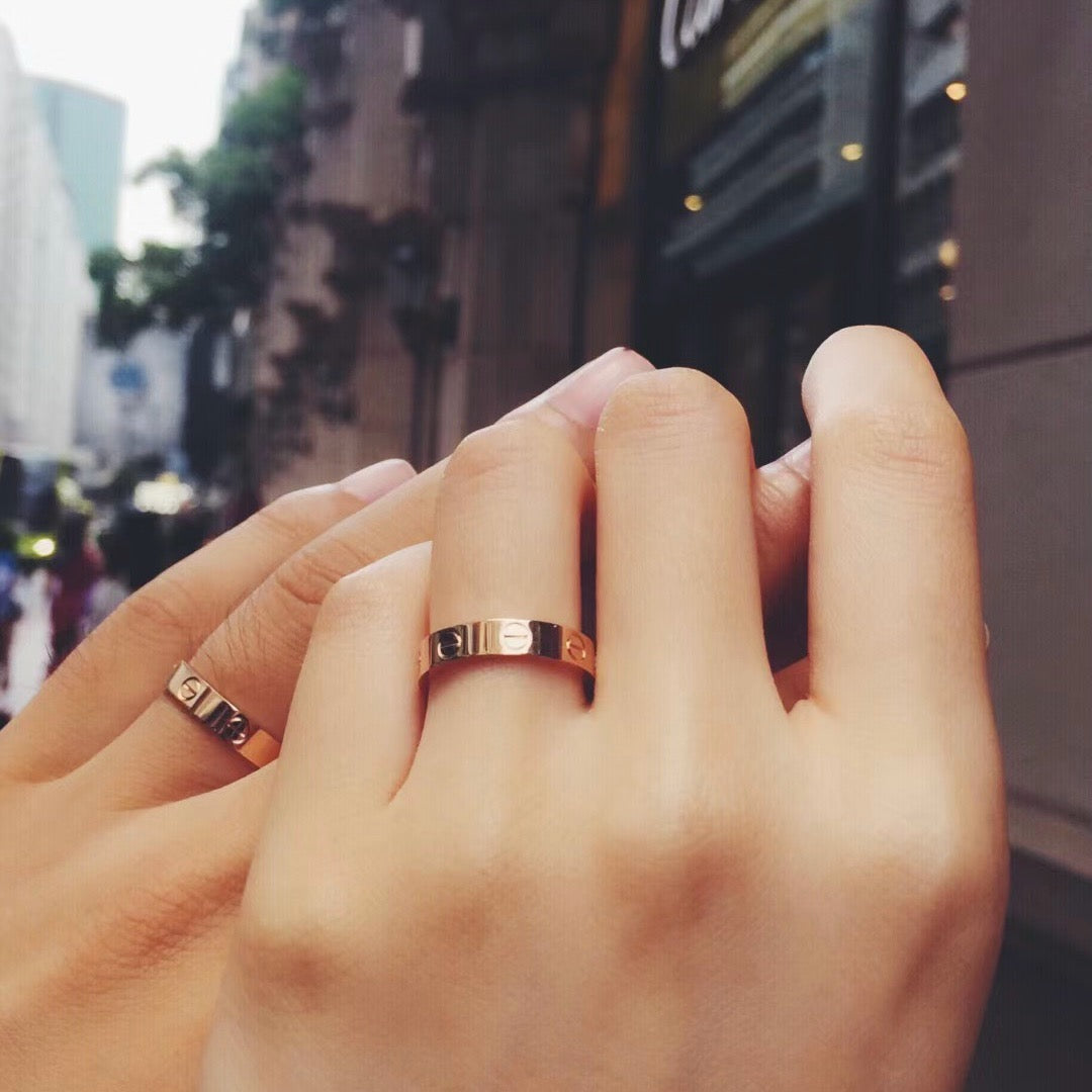 [ElanLuxe Jewelry]LOVE RING 3.6 MM NO DIAMOND