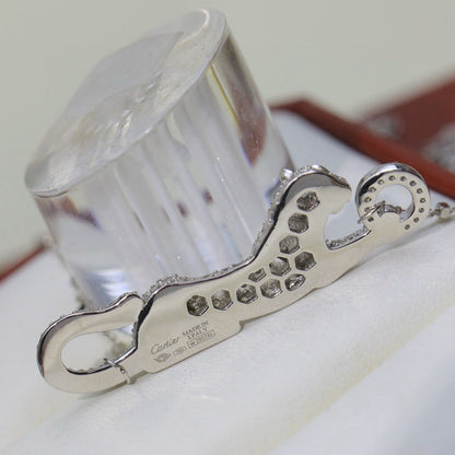 [ElanLuxe Jewelry]PANTHERE PAVED DIAMOND NECKLACE