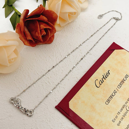 [ElanLuxe Jewelry]PANTHERE FULL DIAMOND NECKLACE