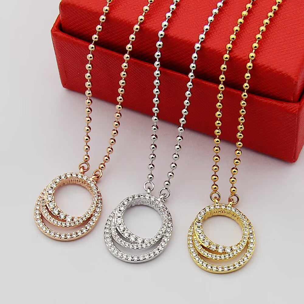 [ElanLuxe Jewelry]ETINCELLE  FULL DIAMOND NECKLACE