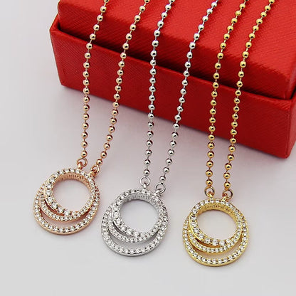 [ElanLuxe Jewelry]ETINCELLE  FULL DIAMOND NECKLACE