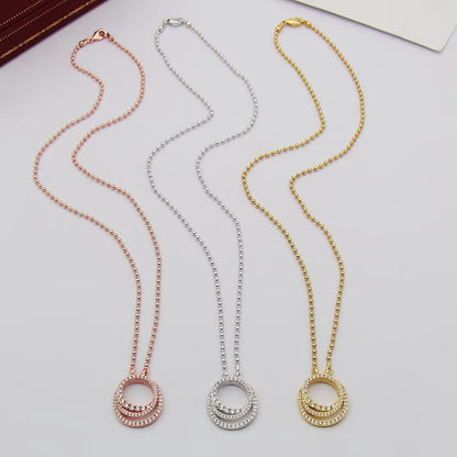 [ElanLuxe Jewelry]ETINCELLE  FULL DIAMOND NECKLACE