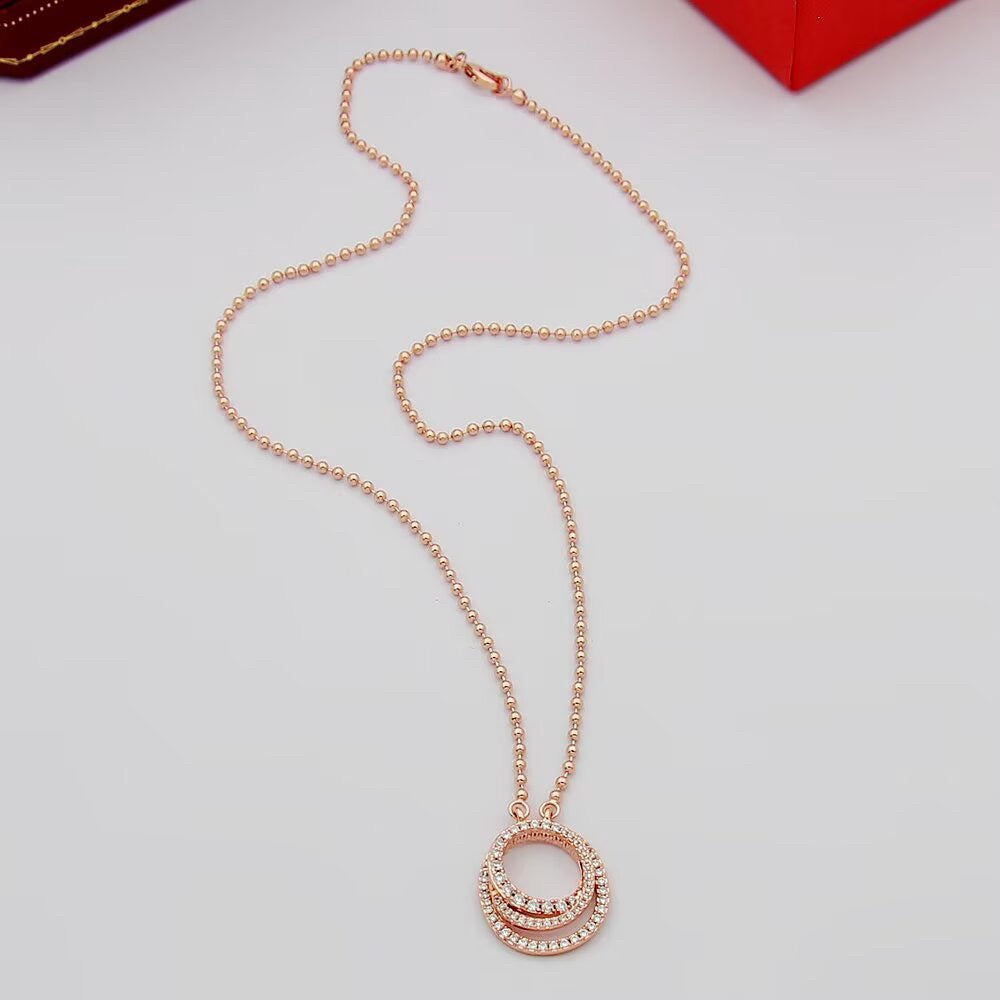 [ElanLuxe Jewelry]ETINCELLE  FULL DIAMOND NECKLACE