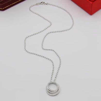 [ElanLuxe Jewelry]ETINCELLE  FULL DIAMOND NECKLACE