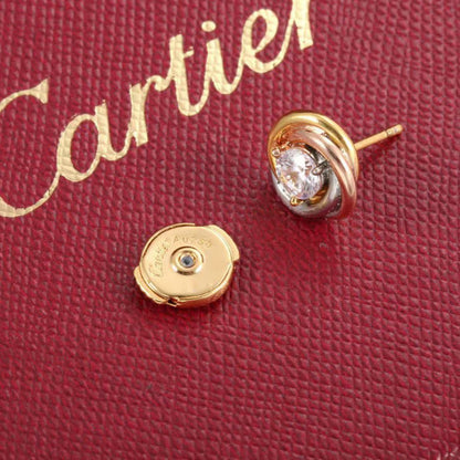 [ElanLuxe Jewelry]TRINITY STUD DIAMOND EARRINGS