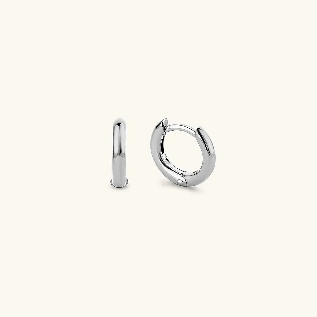 [ElanLuxe]Ingrid Two Tone Hoop Earring