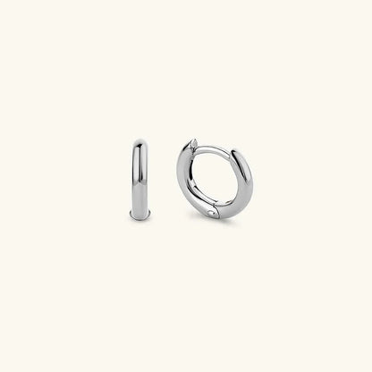 [ElanLuxe]Ingrid Two Tone Hoop Earring