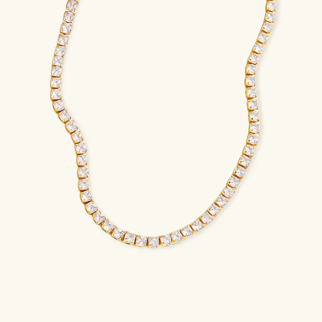 [ElanLuxe]Isolde Diamond Tennis Necklace