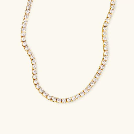 [ElanLuxe]Isolde Diamond Tennis Necklace