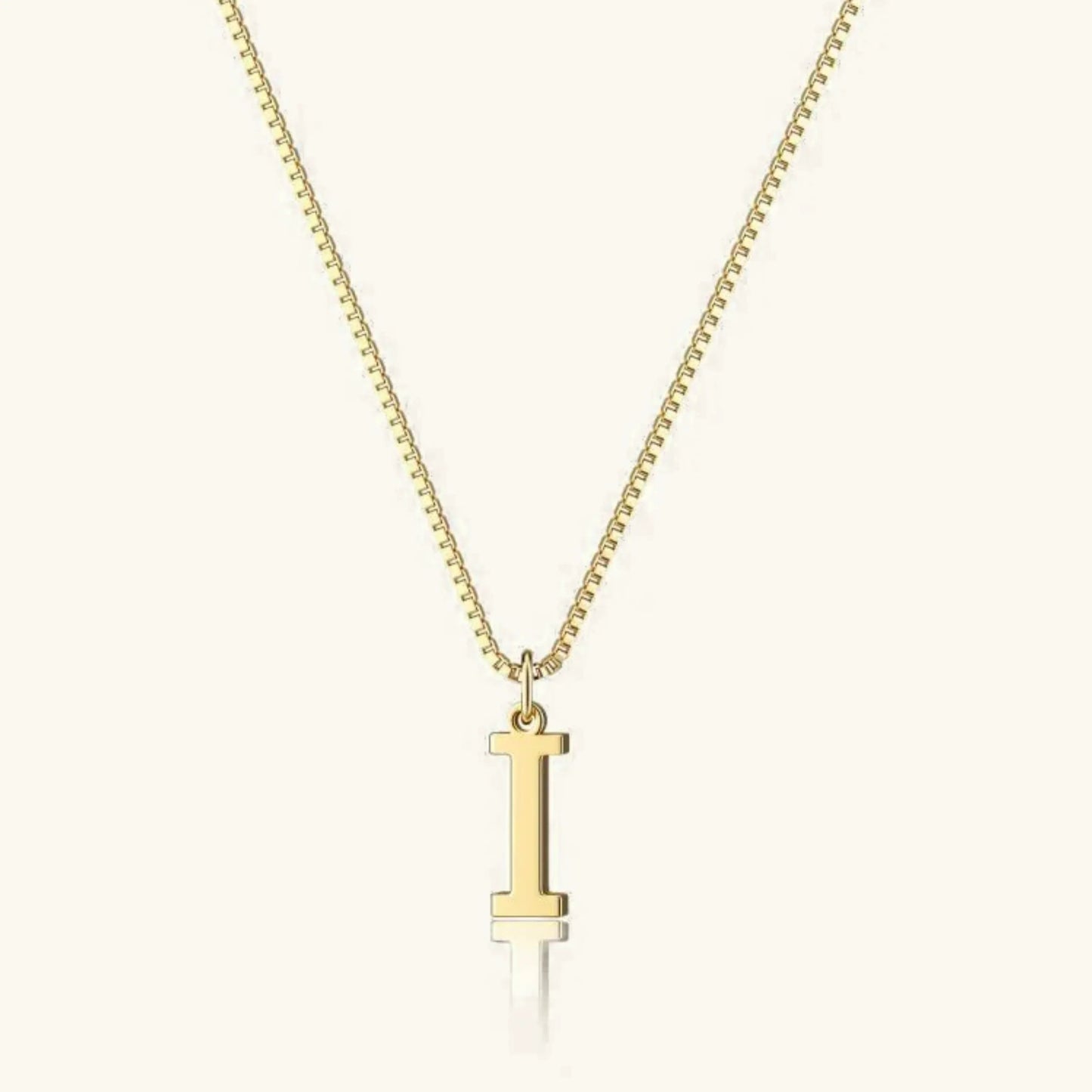 [ElanLuxe]Therese Letter Initial Gold Necklace