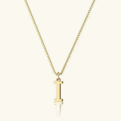 [ElanLuxe]Therese Letter Initial Gold Necklace