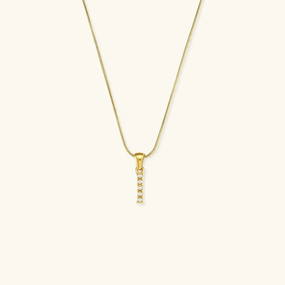 [ElanLuxe]Augustine Initial Letter Pearl Necklace