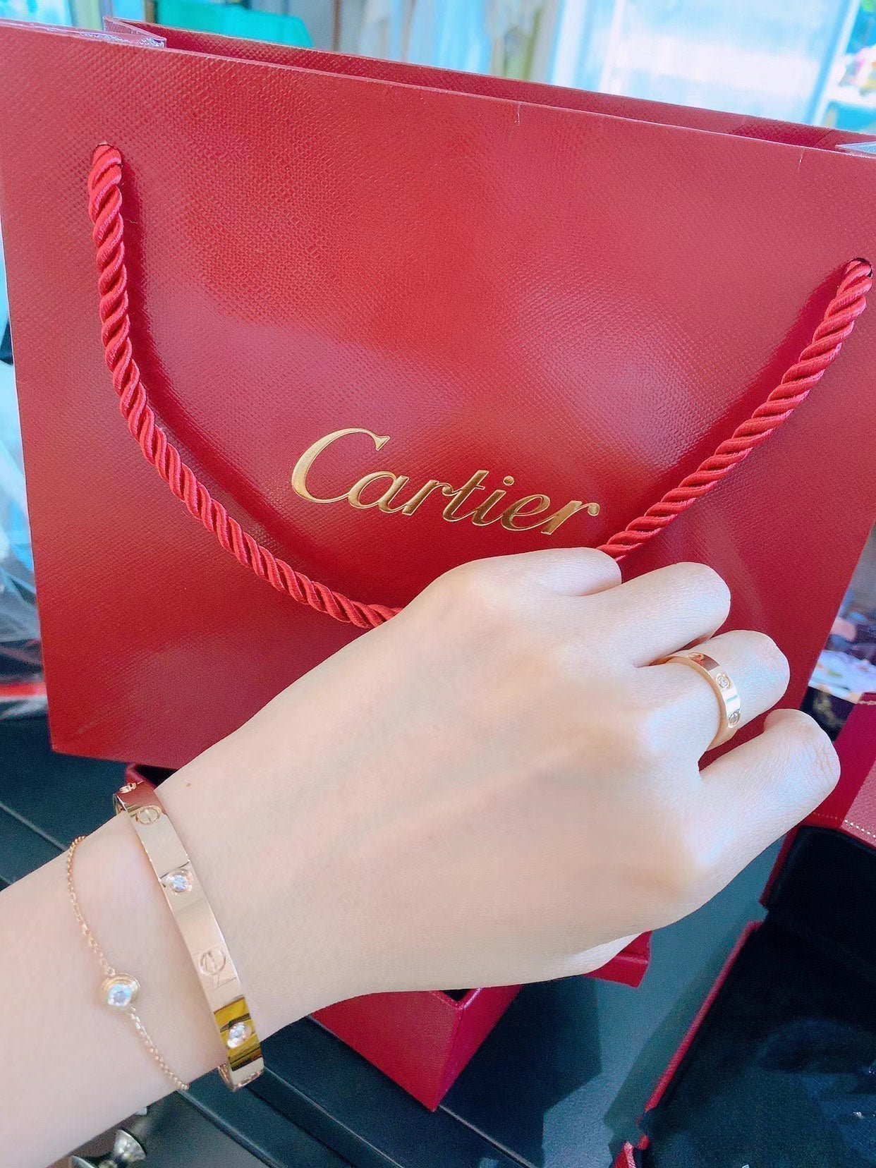 [ElanLuxe Jewelry]DAMOUR DIAMOND LINK BRACELET