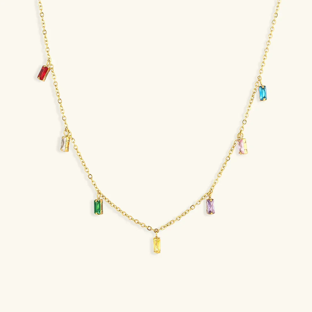 [ElanLuxe]Josephine Gemstone Necklace