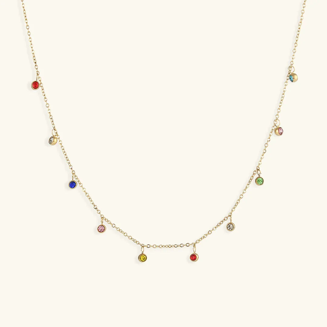 [ElanLuxe]Juliet Gemstone Necklace