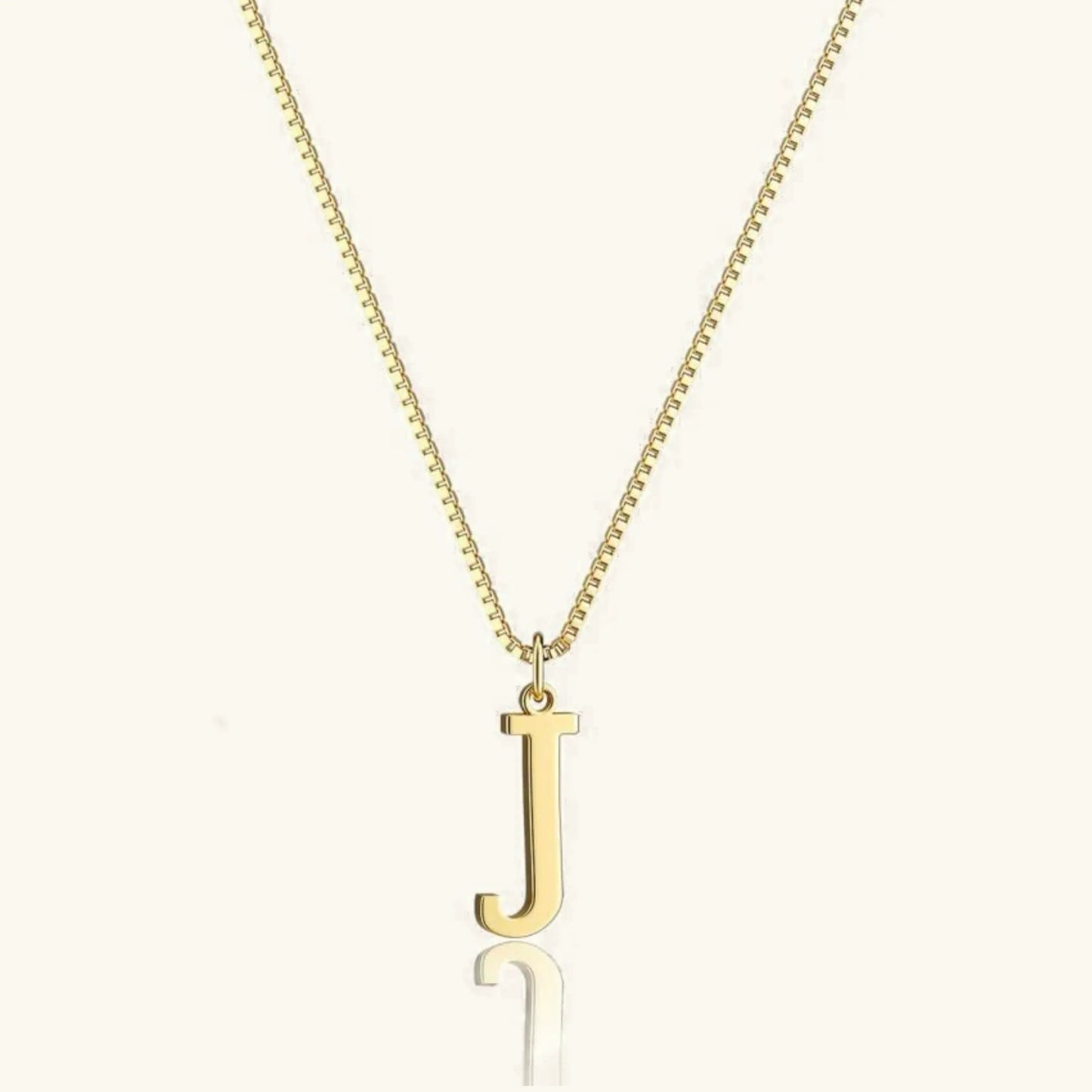 [ElanLuxe]Therese Letter Initial Gold Necklace