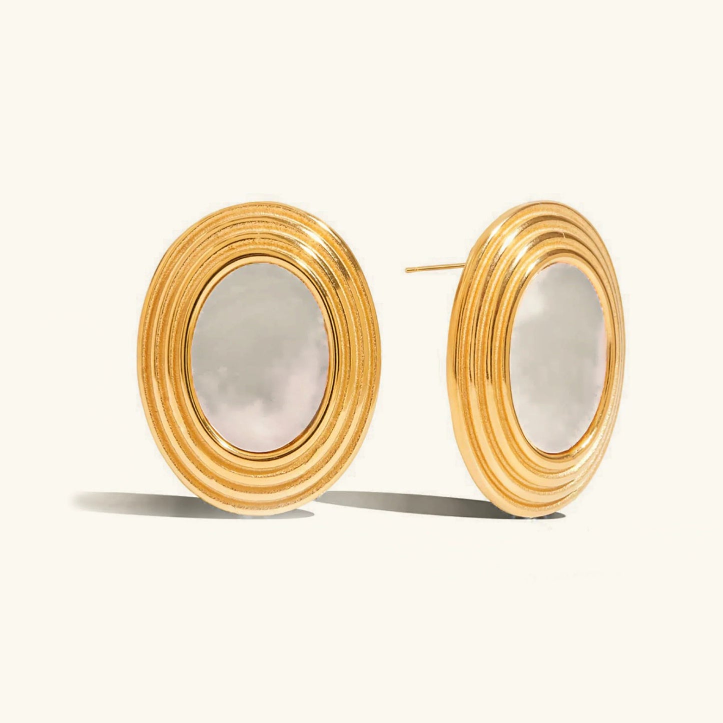 [ElanLuxe]Ruthie Gold Enamel Earrings
