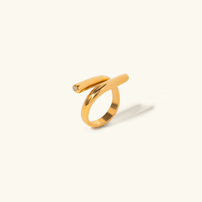 [ElanLuxe]Praire Gold Ring
