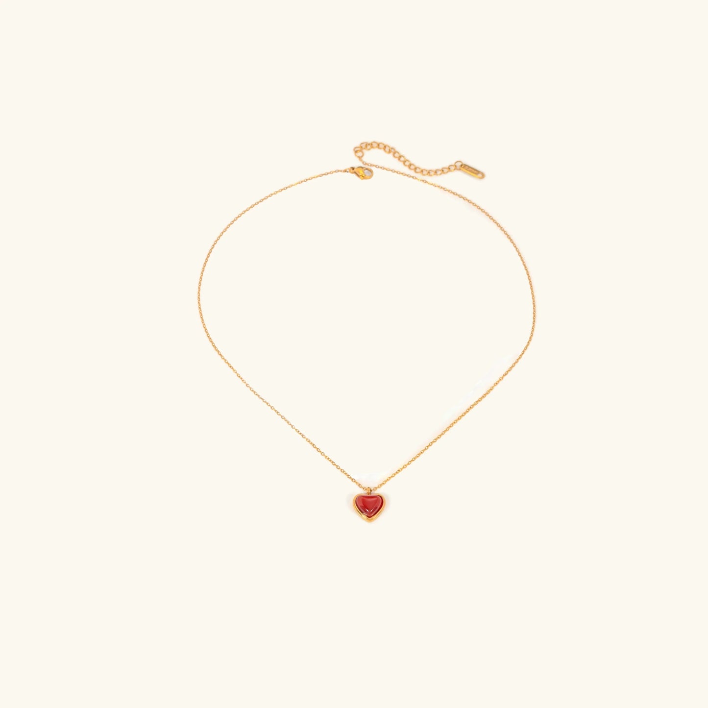 [ElanLuxe]Cecily Gold Heart Necklace