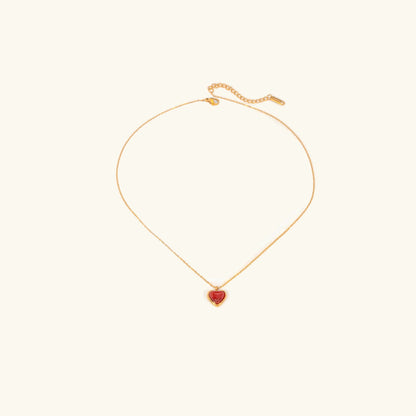 [ElanLuxe]Cecily Gold Heart Necklace