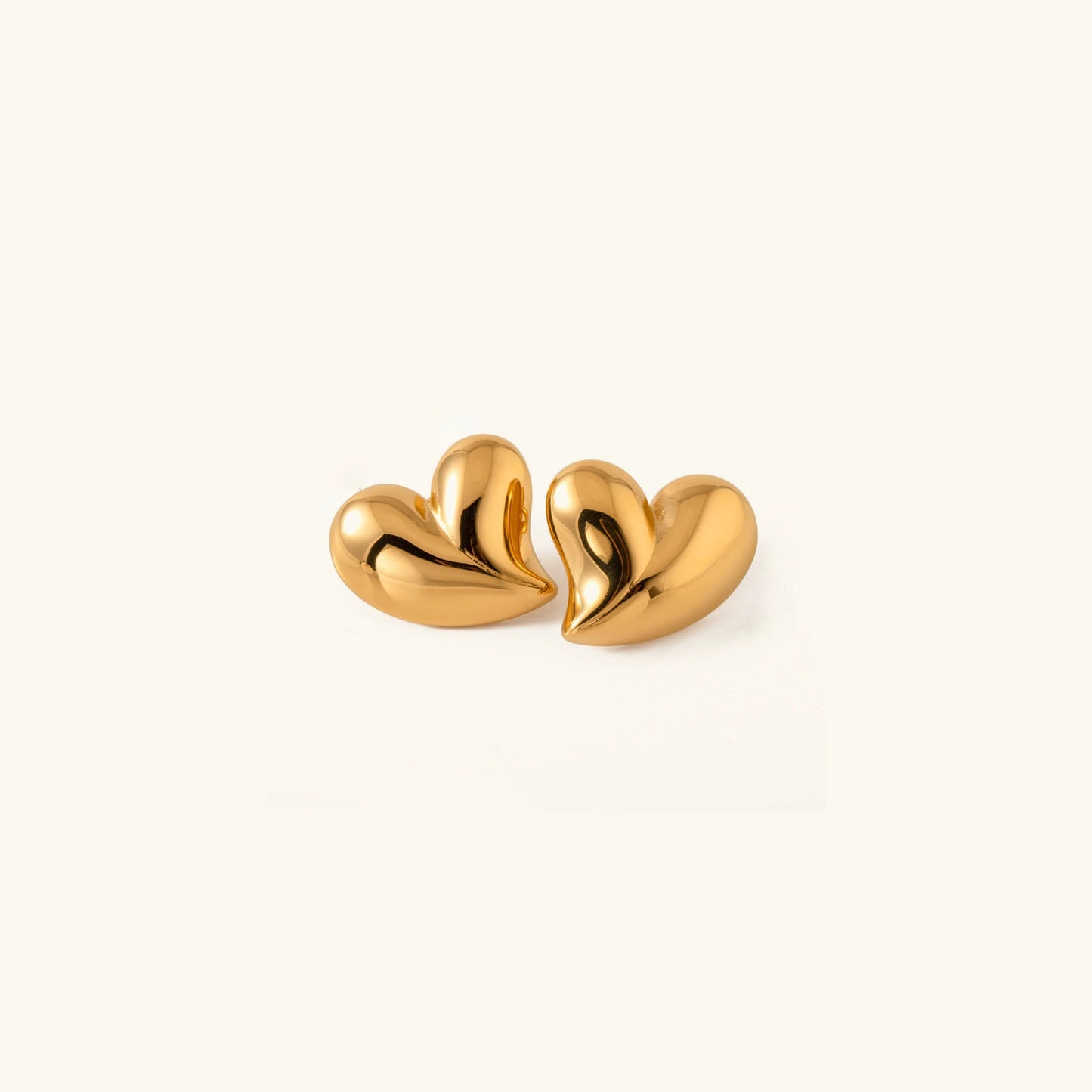 [ElanLuxe]Dorothea Heart Earrings